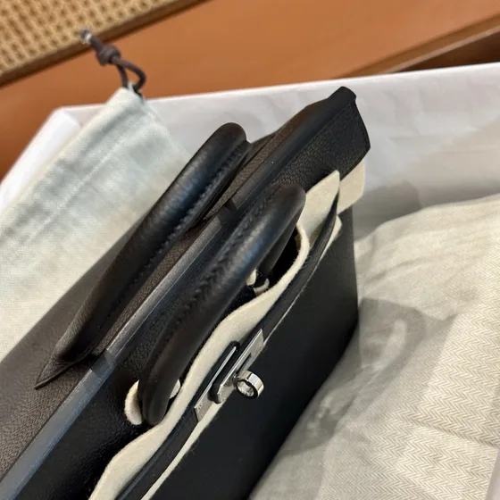 Hermes Birkin Black Top Handle
