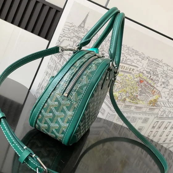 Goyard Saint Jeanne สีเขียว Top Handle