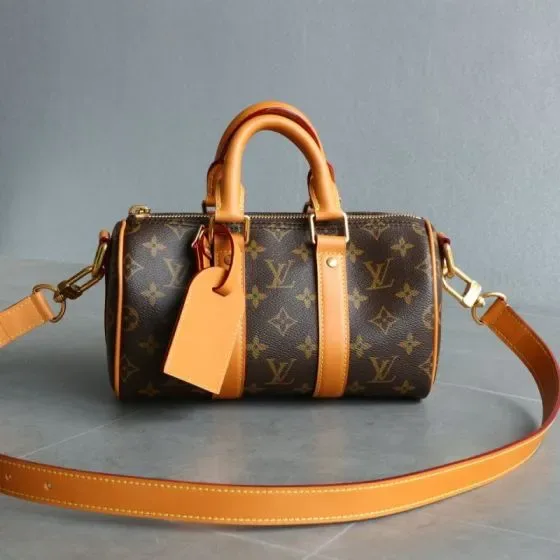 Louis Vuitton Keepall Bandouli re 25 Brown 25cm Top Handle