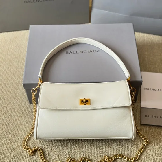 Balenciaga Телячья кожа Rodeo Chain Сумка на плечо Caramel Коричневый Сумка на плечо