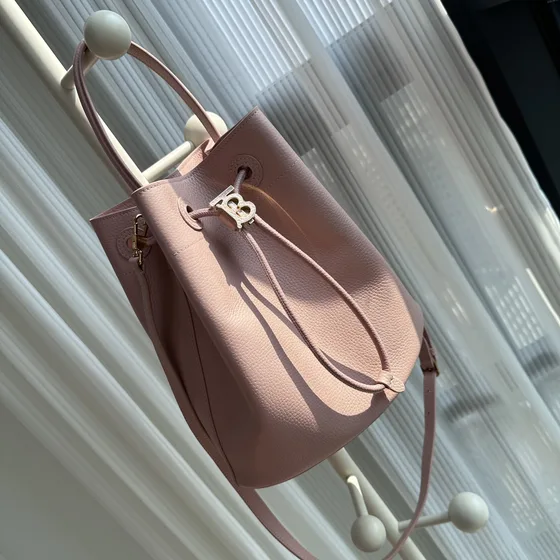 Burberry Small Tb Borsa a secchiello Blush Rosa Borsa a spalla