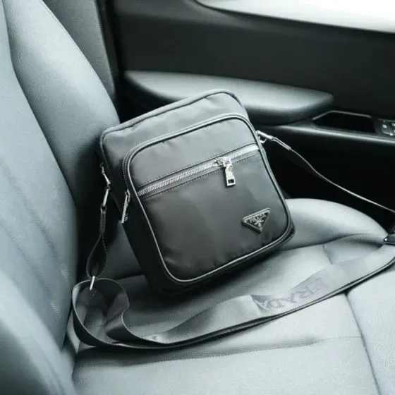 Prada Nylon Crossbody Bag Black Crossbody