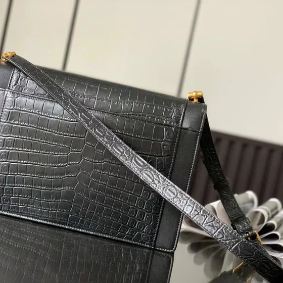 YSL Cassandra Hitam Shoulder Bag