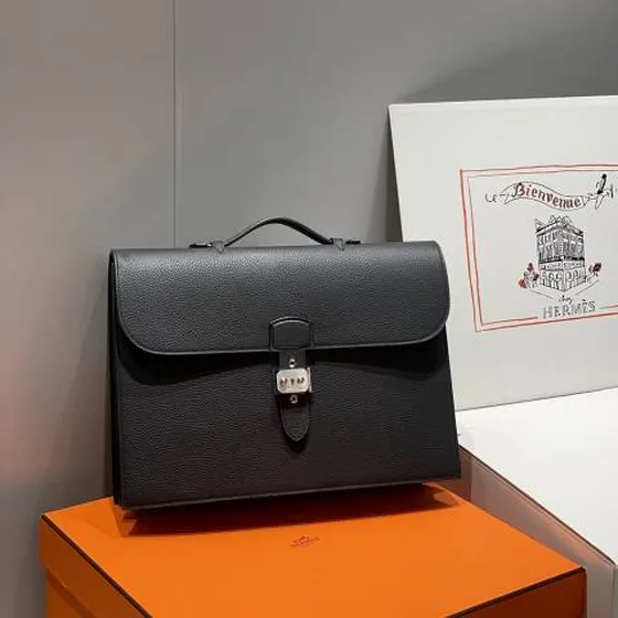 Hermes Sac a depeches Black business