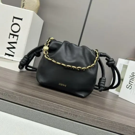 Loewe Flamenco Purse Black Crossbody