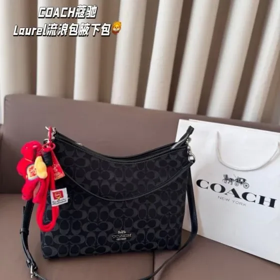 Coach Laurel Black Shoulder Bag