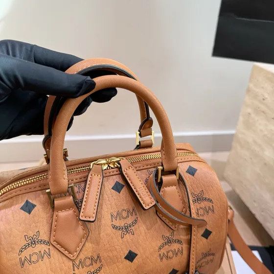MCM Ella Boston Cognac Üst sap