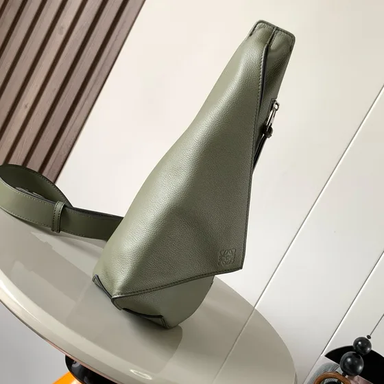 Loewe Anton Sling Khaki Green Belt Bag