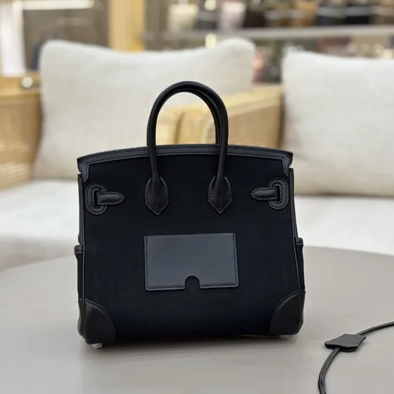 Hermes Birkin Cargo 25 أسود 25 Top Handle