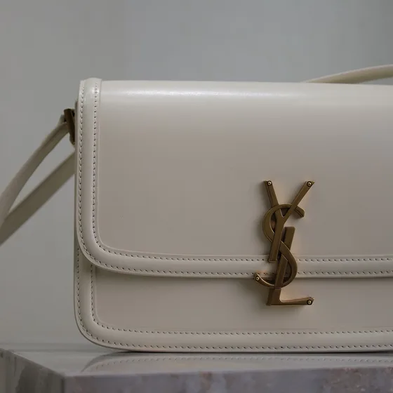 YSL Solferino Bianco Crossbody