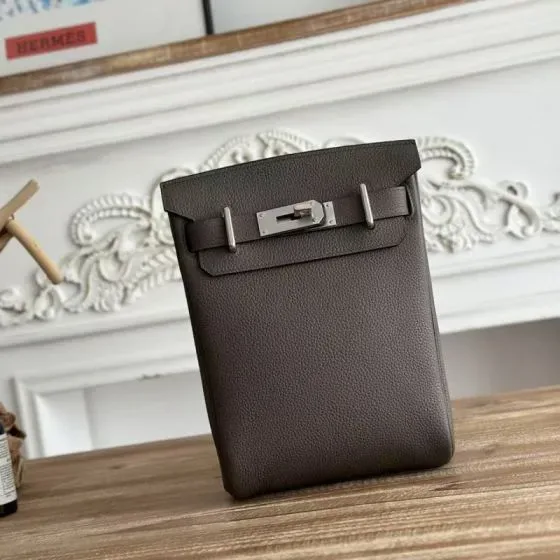 Hermes Kelly Jump Dark Brown Crossbody