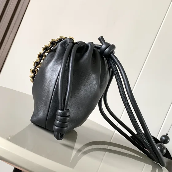 Loewe Flamenco Purse Black Shoulder Bag