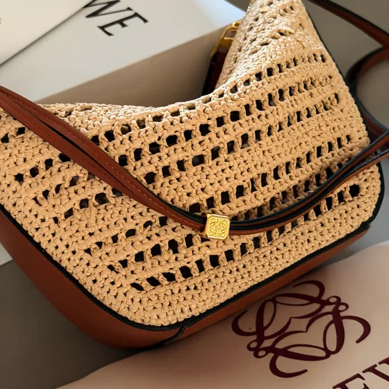 Loewe Hammock Hobo Bag Natural Beige/Brun Hobo