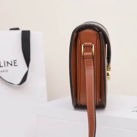 Celine Triomphe Marron Sac épaule