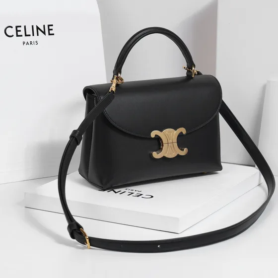 Celine Triomphe Noir Anse supérieure