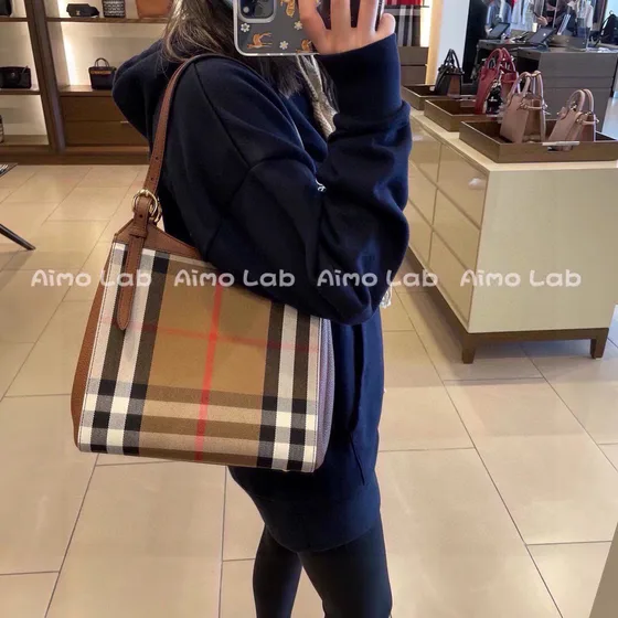 Burberry Canter Tote Brun Kass