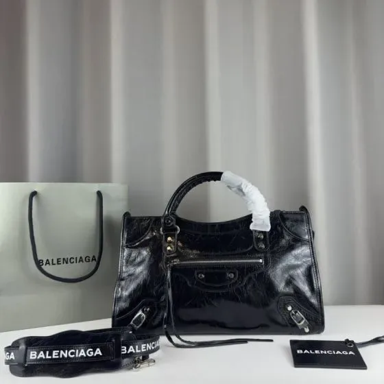 Balenciaga Le City Black Top Handle