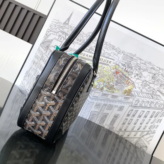 Goyard Saint Martin Black Top Handle