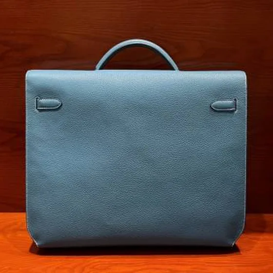 Hermes Sac a Depeches Blue business