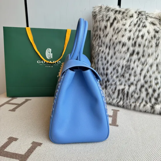 Goyard Saigon Sky สีฟ้า Top Handle