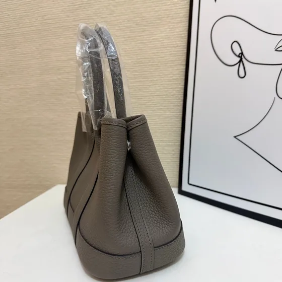 Hermes Le Foulonné Alça superior Tote Gray Bolsa tote
