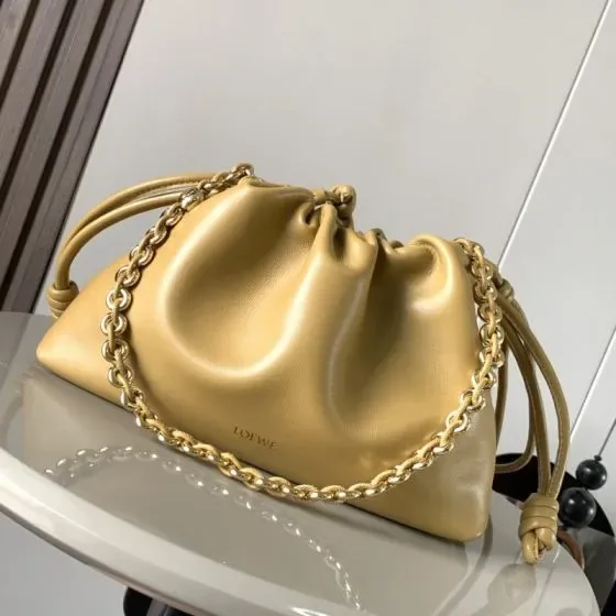 Loewe Flamenco Purse Beige Shoulder Bag