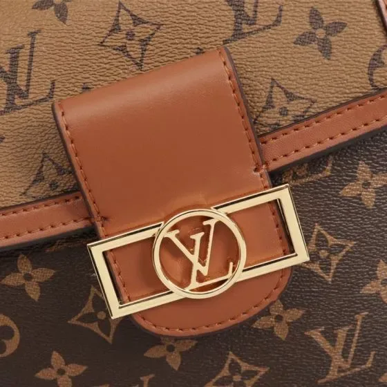 Louis Vuitton Dauphine Backpack สีน้ำตาล Backpack