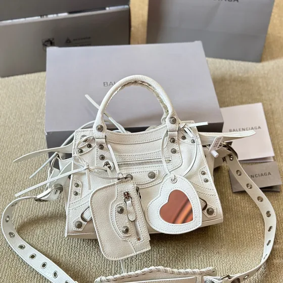 Balenciaga Neo Cagole City Bianco Manico