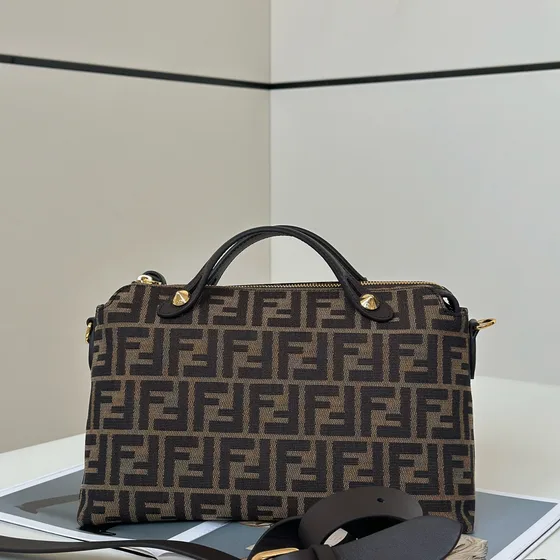 Fendi By The Way Boston Bag Braun Henkel
