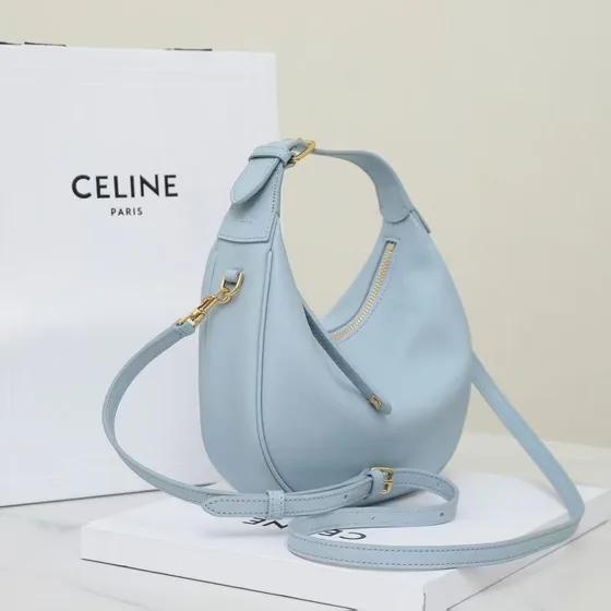 Celine Lulu Light Blue Hobo