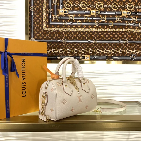 Louis Vuitton Speedy Crème 20cm Bovenhandgreep
