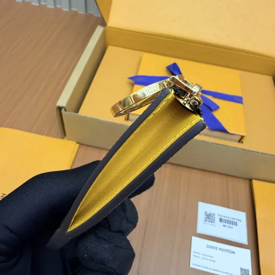 Louis Vuitton Card Holder Marrón/Amarillo