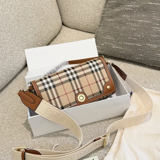 Burberry Vintage Check Crossbody-Tasche Beige Crossbody