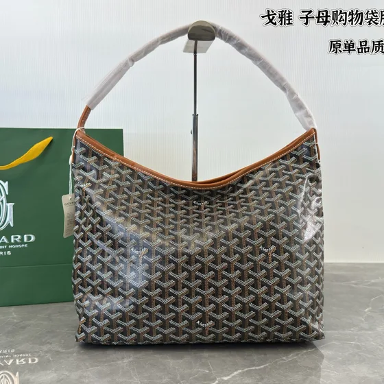 Goyard Boheme Hobo Svart/Tan Hobo