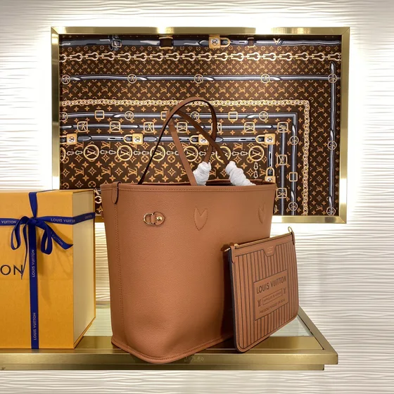 Louis Vuitton Neverfull Coklat Tote Bag