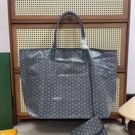 Goyard Saint Louis Tote Gm Gray Tote Bag