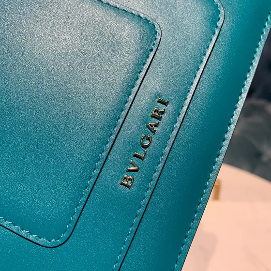 Bvlgari Serpenti Forever Turquoise Shoulder Bag