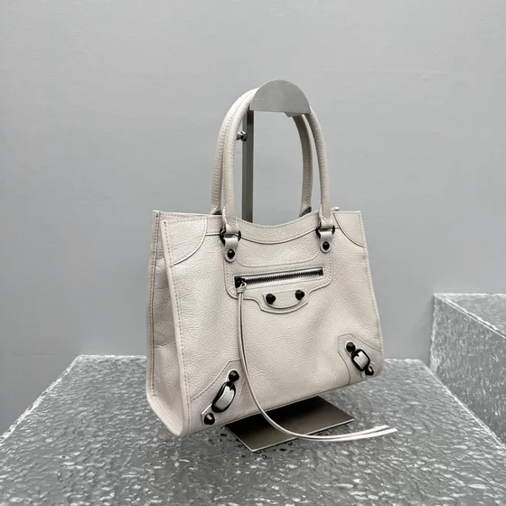 Balenciaga Neo Classic City Weiß Henkel