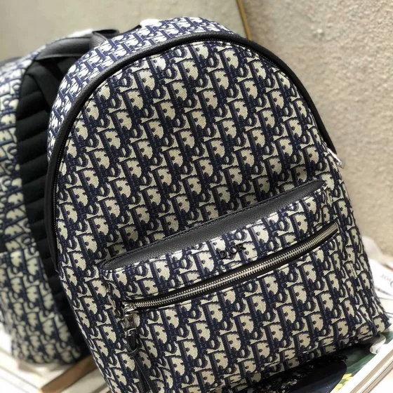 Dior Rider Mochila Bege And Azul Mochila