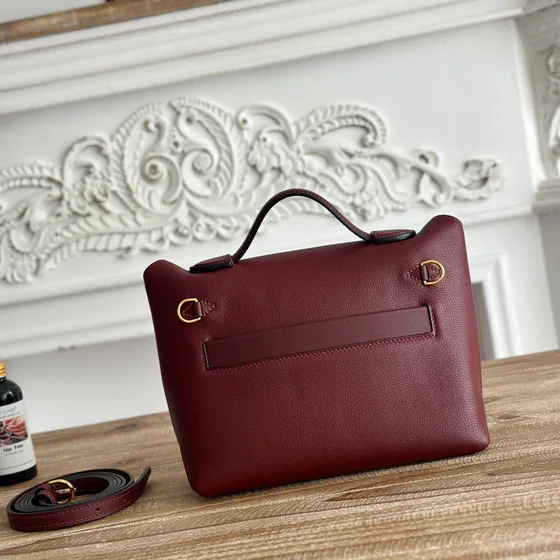 Hermes Kelly 2424 Mini Bordeaux Top Handle