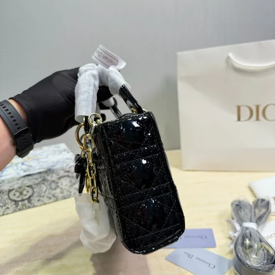 Dior Lady D-Joy Svart Topphandtag