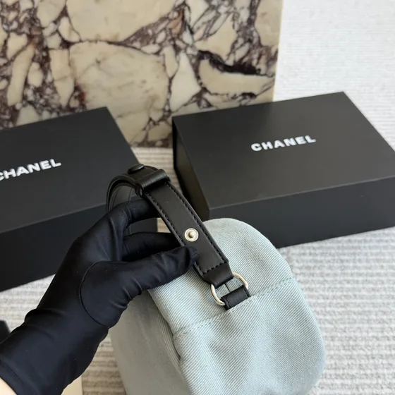 Chanel Waist Bag Light Blu Crossbody