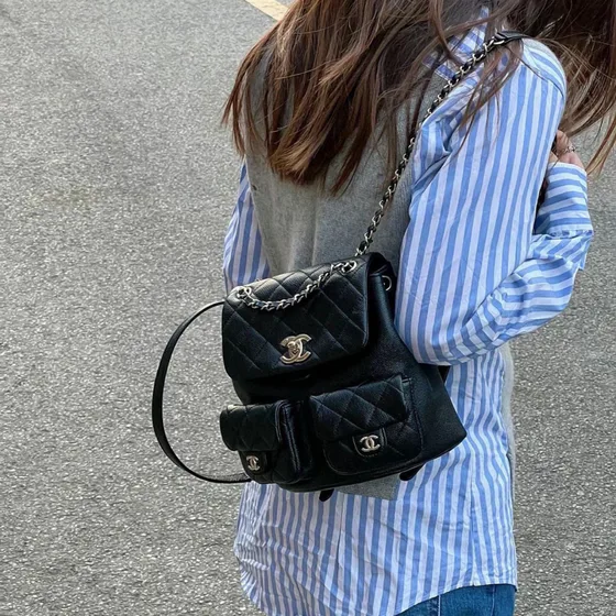 Chanel Duma Backpack White Backpack