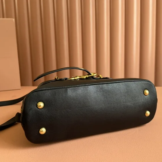Miu Miu جلد Top-Handle Bag أسود Top Handle