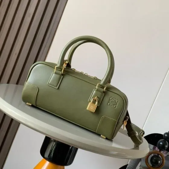 Loewe Amazona 23 Avocado Green 23 11 9cm Top Handle