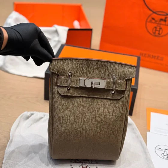 Hermes Kelly A Dos Black Backpack