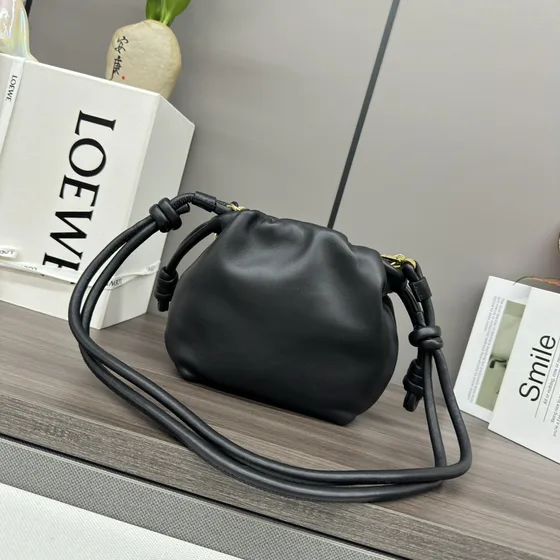 Loewe Flamenco Purse Black Crossbody