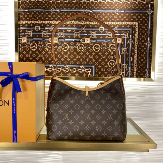 Louis Vuitton Carryall Brown Shoulder Bag