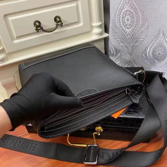 Hermes Evelyne Đen 25-27-6cm messenger