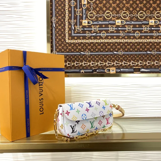 Louis Vuitton Multi Pochette Beyaz Çok renkli Crossbody